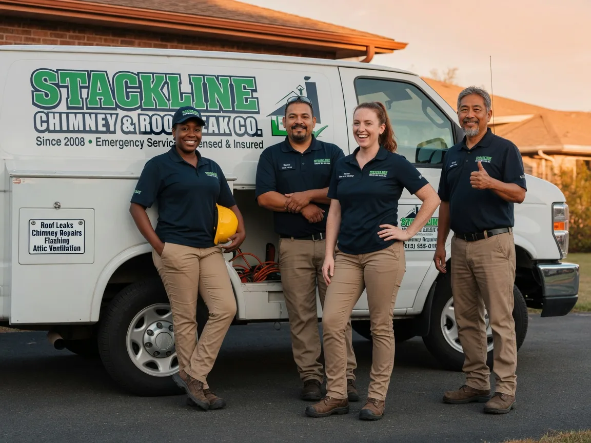 Chimney flashing repair company in Hamden, OH
